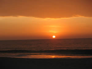 atardecer