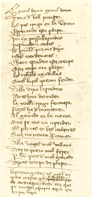 romance siglo XV